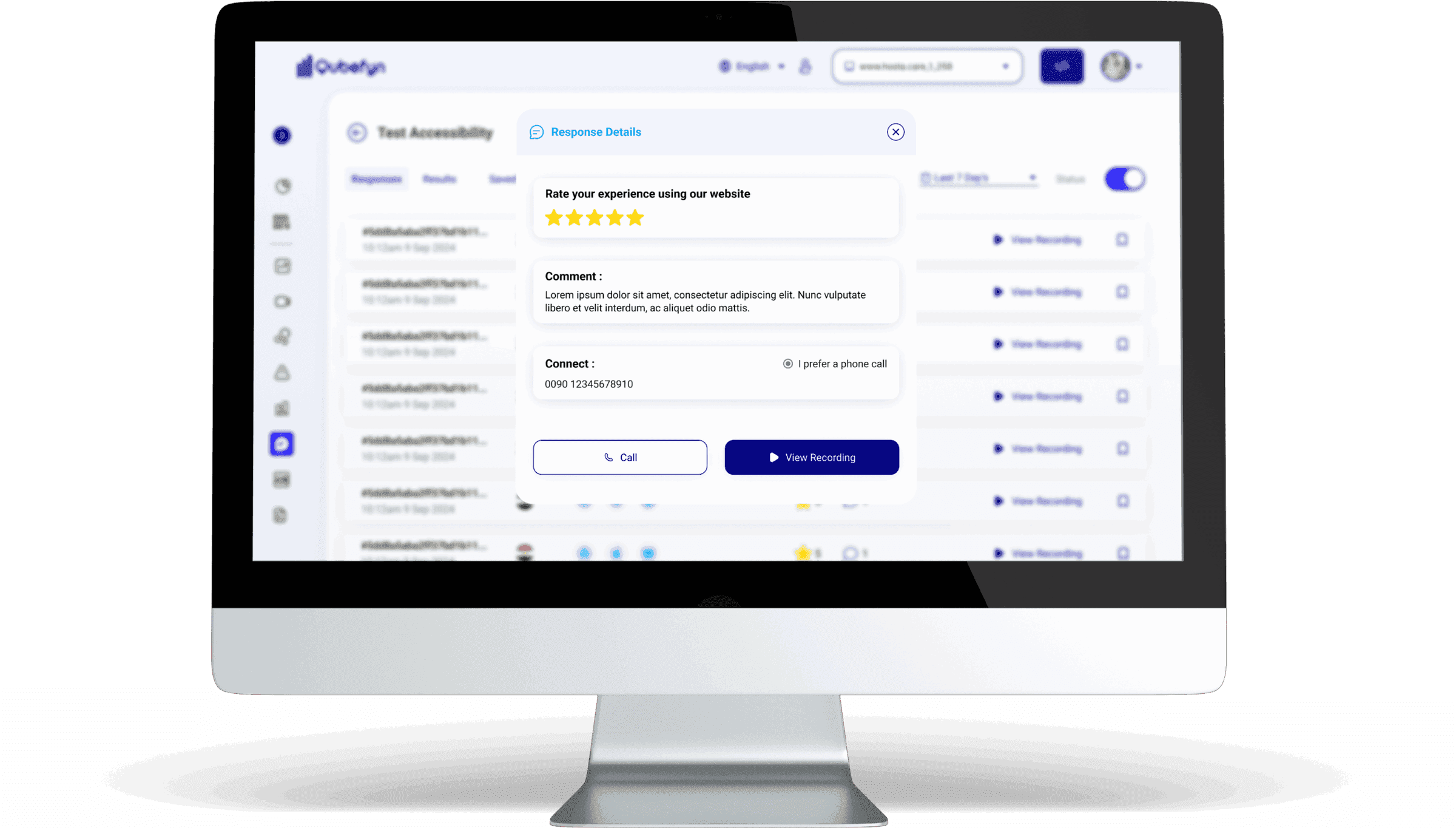 جمع ملاحظات العملاء وتحليلها في Qube Analytics — مشهد أصلي 3